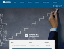 Tablet Screenshot of jobizza.com